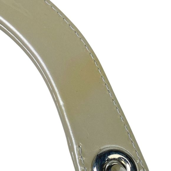 Christian Dior Shoulder Bag Enamel Cannage Handbag - Picture 10 of 11